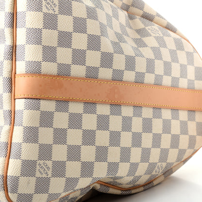 Louis Vuitton Damier Azur Keepall Bandouliere 55 12 of 13