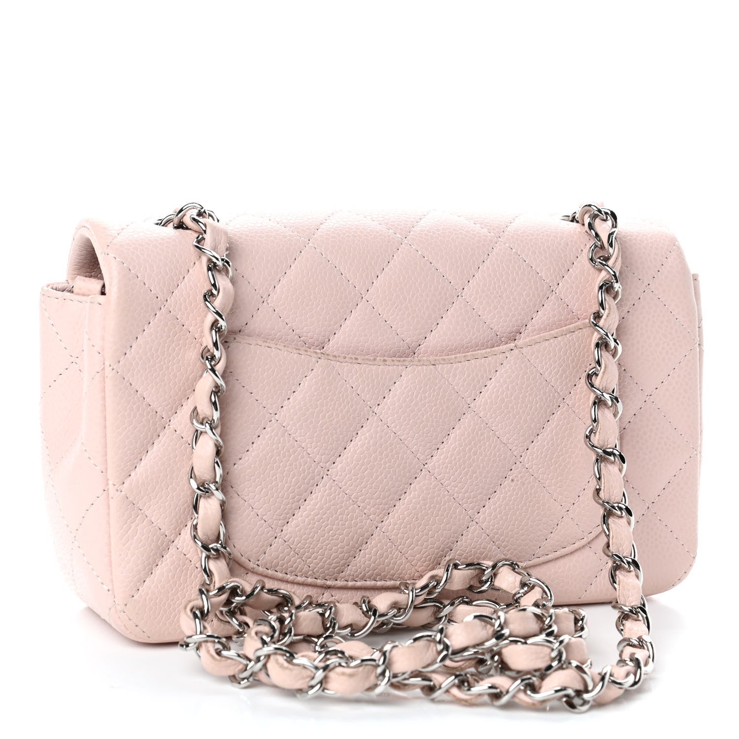 Chanel Caviar Quilted Mini Rectangular Flap Light Pink 2 of 5