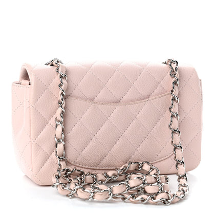 Chanel Caviar Quilted Mini Rectangular Flap Light Pink 2 of 5