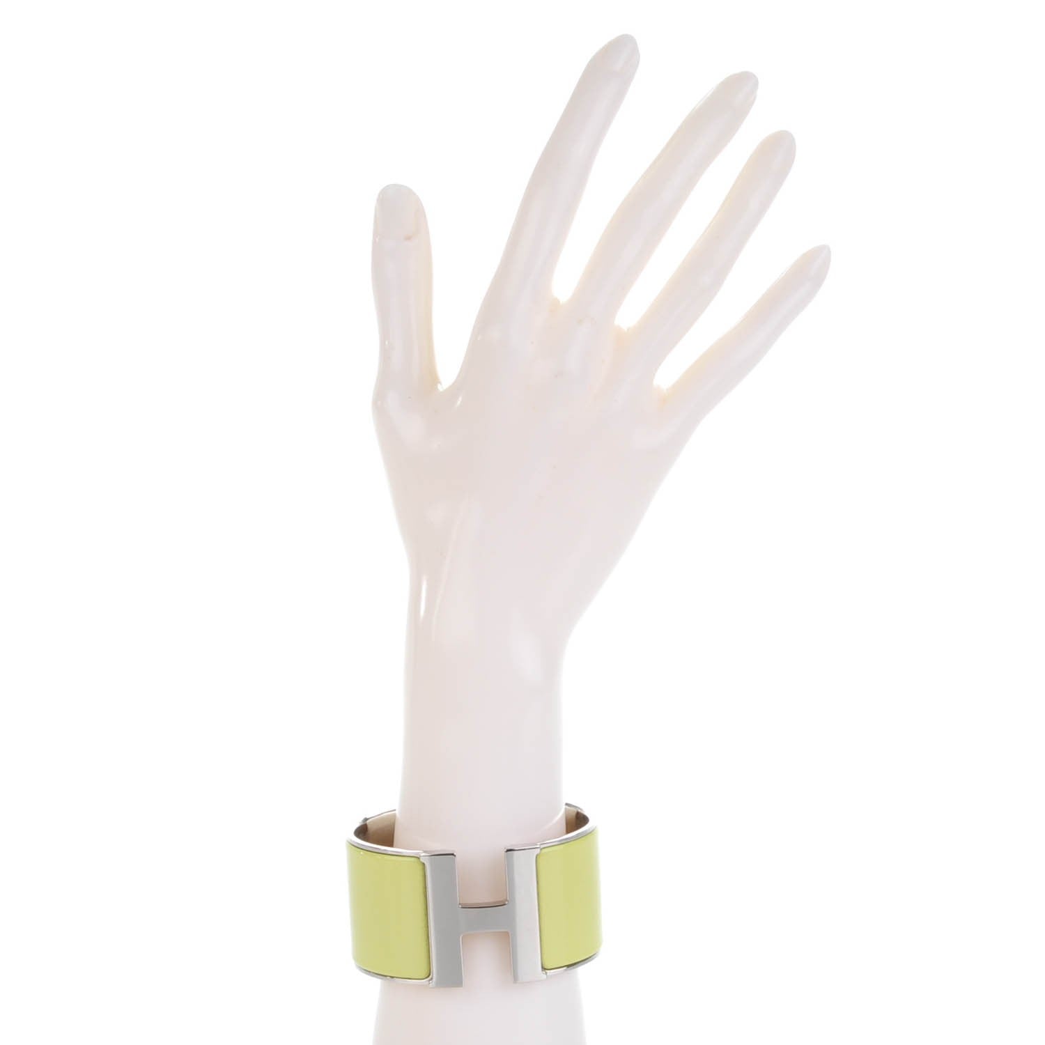 Hermes Enamel Extra Wide Clic Clac H Bracelet GM 2 of 6