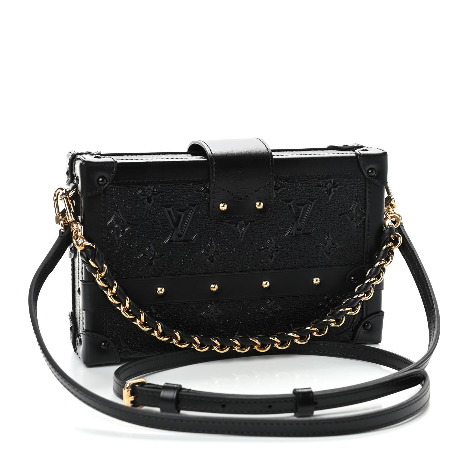 Louis Vuitton Midnight Canvas Petite Malle Black 2 of 4