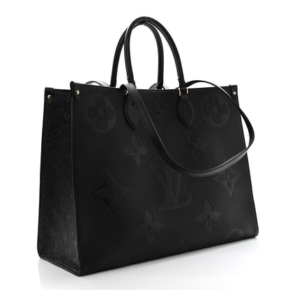 Louis Vuitton Empreinte Monogram Giant Onthego GM Black 3 of 10