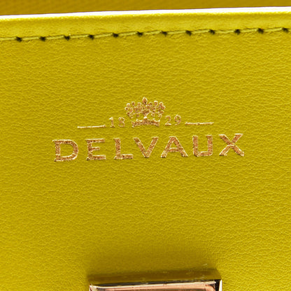 Delvaux Calfskin MM Tempete Satchel Absinthe Lime 5 of 8