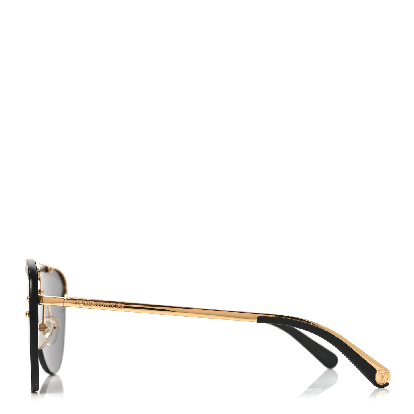Metal Monogram La Favorite Pilot Aviator Sunglasses Z1433W Black