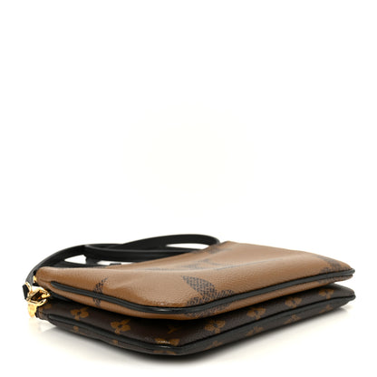 Louis Vuitton Reverse Monogram Giant Double Zip Pochette 4 of 11