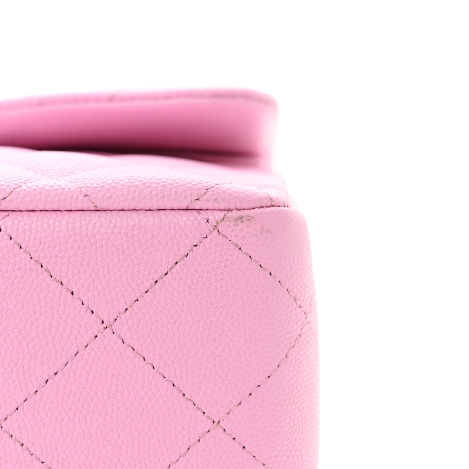 Chanel Caviar Quilted Jumbo Double Flap Pink 11 of 11