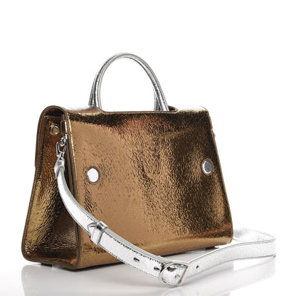 Christian Dior Metallic Calfskin Medium Diorever Flap Bronze 4 of 7