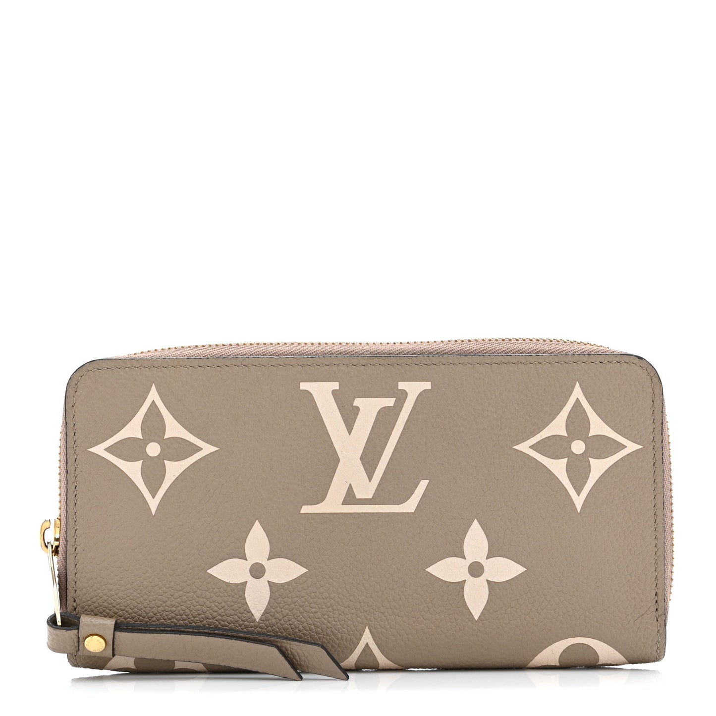 Empreinte Monogram Giant Zippy Wallet Tourterelle Creme
