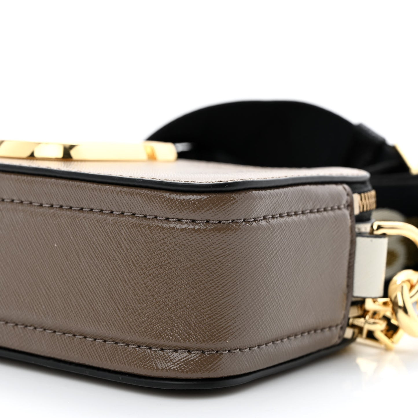 Saffiano Small Snapshot Camera Bag French Grey