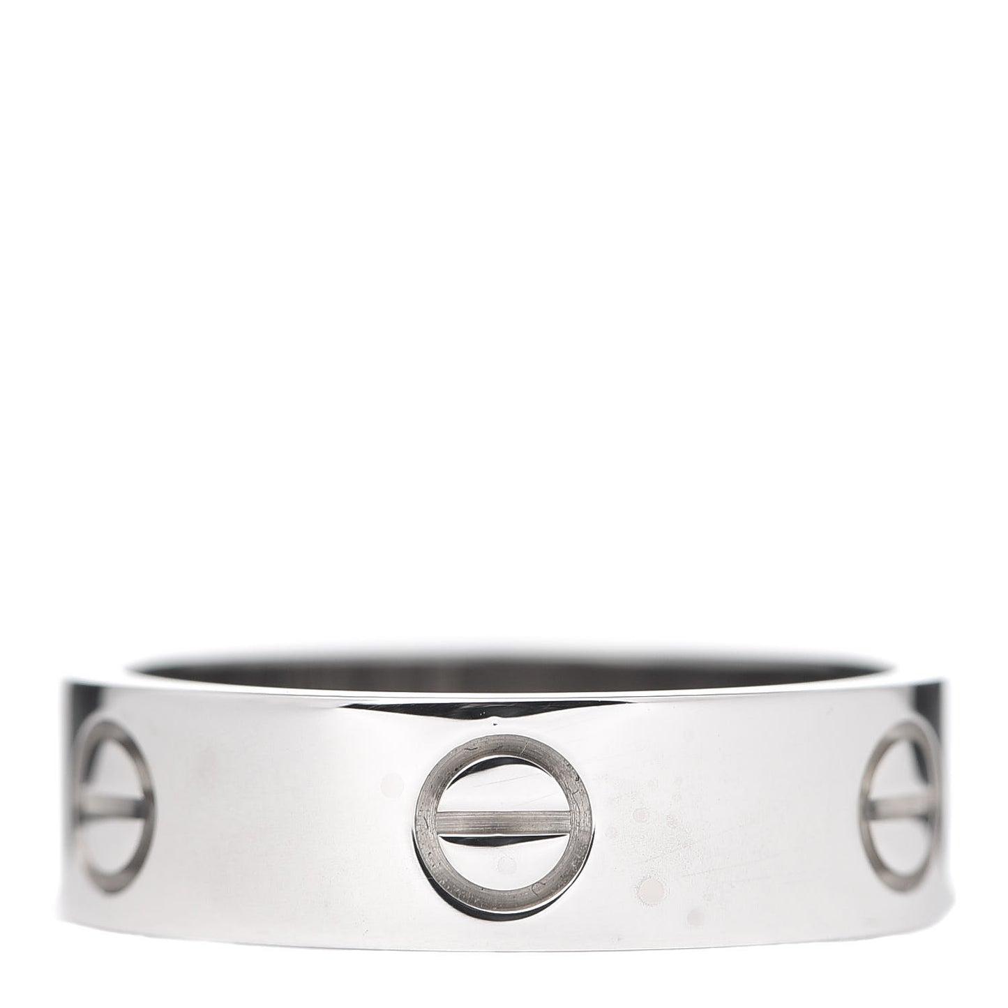 18K White Gold 6mm LOVE Ring 59 8.75
