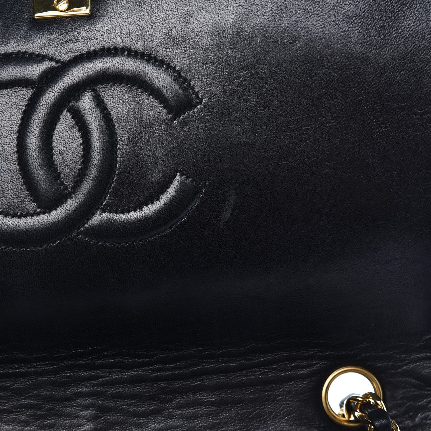 Chanel Lambskin Quilted Small Single Flap Black 12 of 19