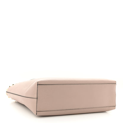 Valentino Garavani Grained Calfskin Small Rockstud Shoulder Tote Poudre 3 of 8