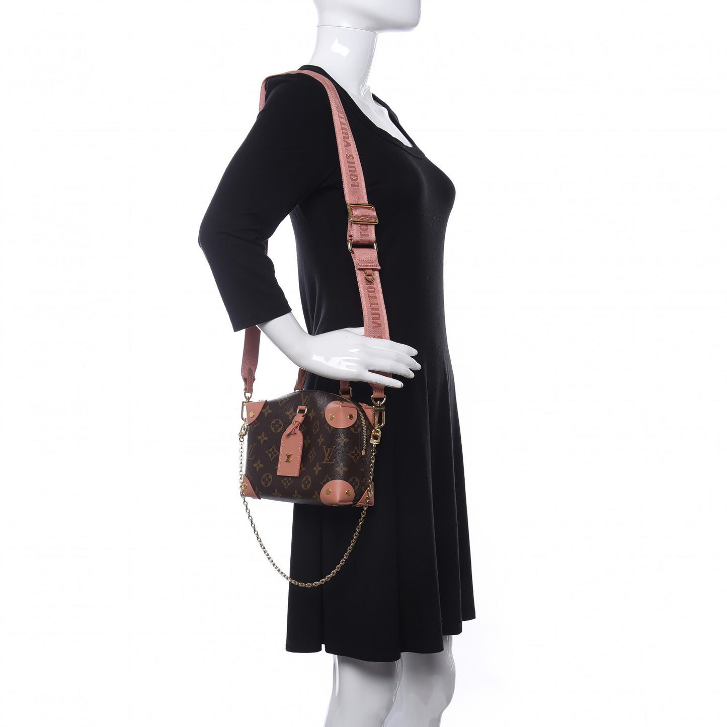 Monogram Petite Malle Souple Peach