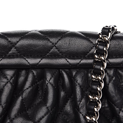 Chanel Washed Lambskin Quilted Mini Chain Around Flap Black 8 of 12
