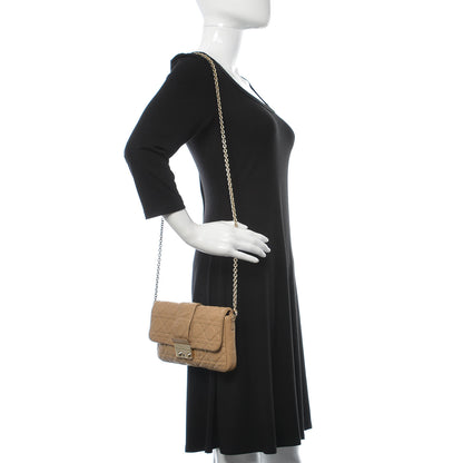 Christian Dior Lambskin Cannage New Lock Pouch Beige 2 of 11