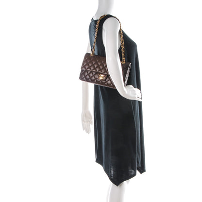 Chanel Lambskin Quilted Medium Double Flap Brown 2 of 12