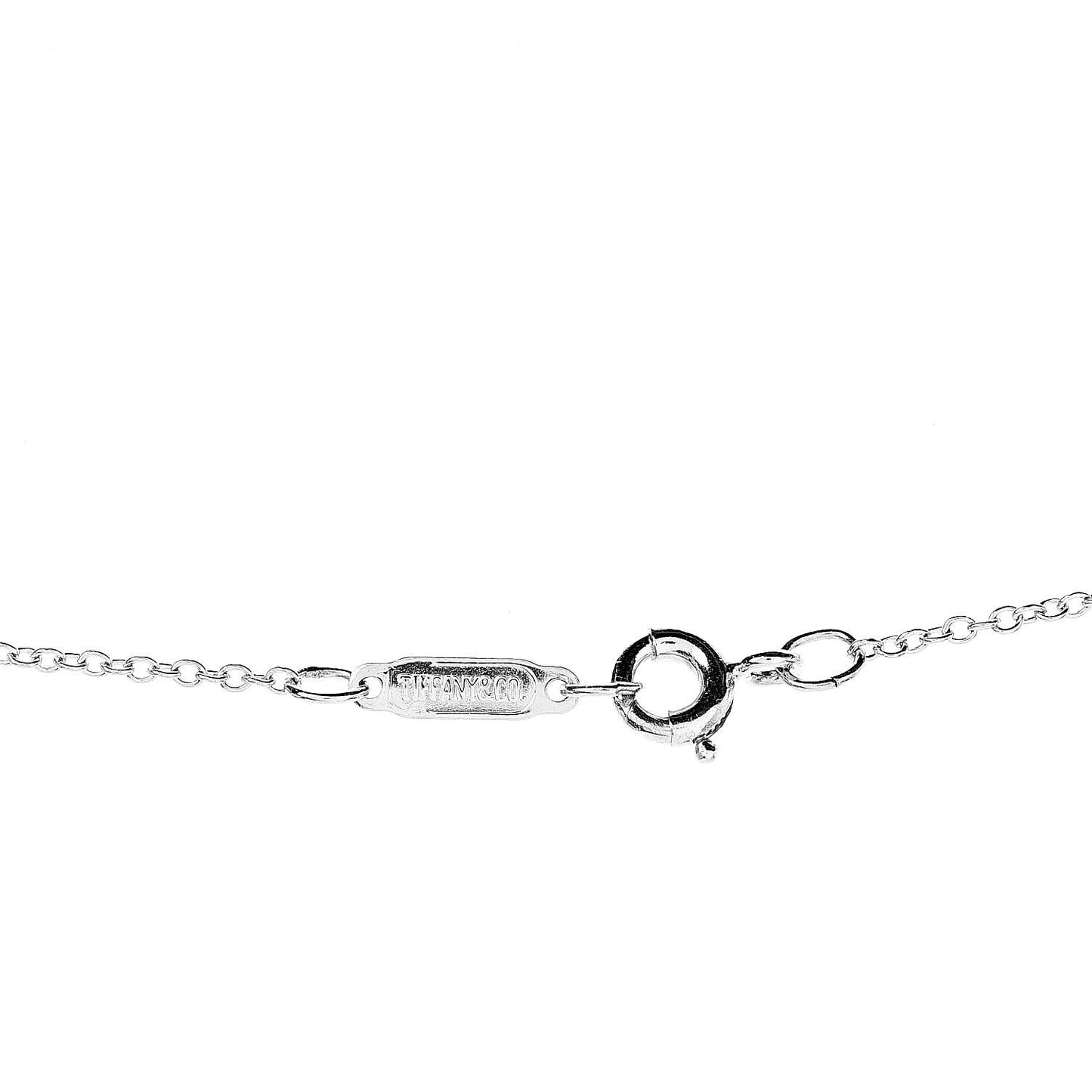 Platinum Diamond Small Cross Pendant Necklace