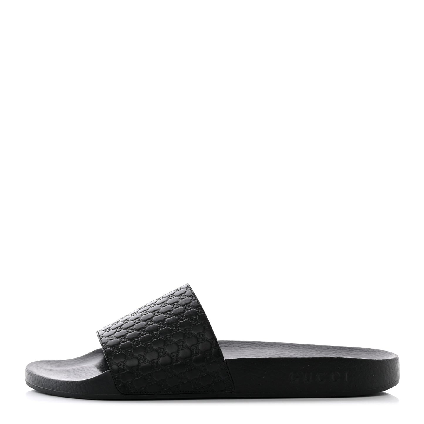 Microguccissima Mens Slide Sandals 12 Black