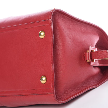 Saint Laurent Sheepskin Medium Cabas ChYc Rouge Orient 10 of 10