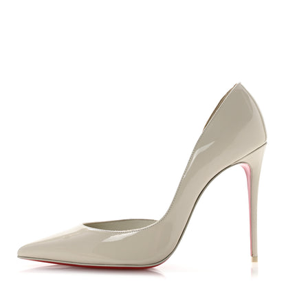 Christian Louboutin Patent Iriza 100 Pumps 40 Craie 1 of 9