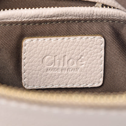 Chloe Calfskin Small Marcie Satchel Abstract White 6 of 9