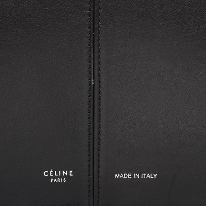 Celine Supple Natural Calfskin Medium Tri-Fold Bag Black 8 of 13