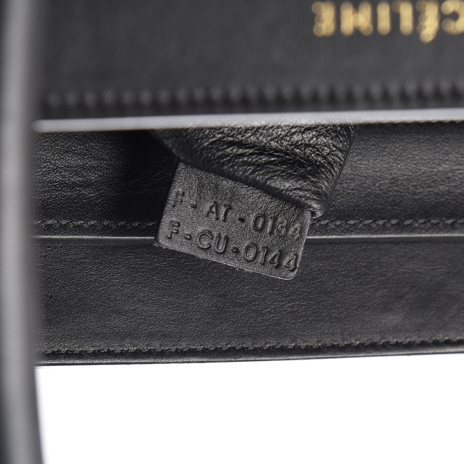 Celine Smooth Calfskin Mini Luggage Black 7 of 7