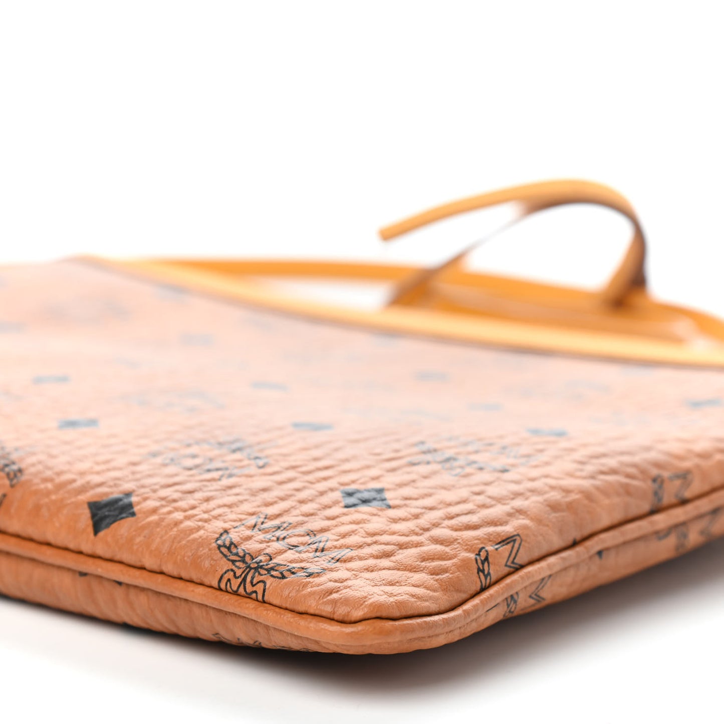 Visetos Medium Crossbody Pouch Cognac Yellow