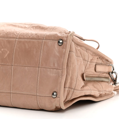 Prada Nappa Antique Stitched Satchel Cammeo 12 of 25