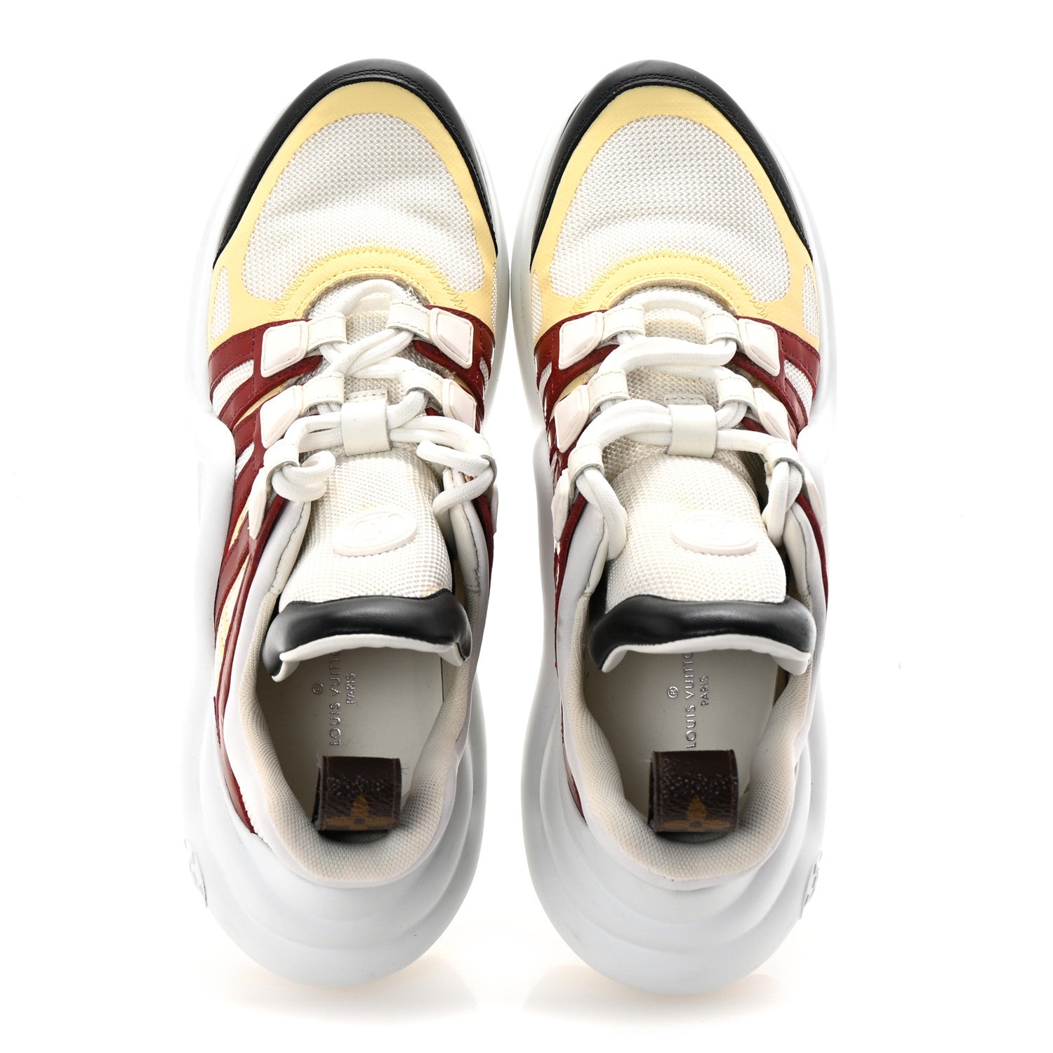Louis Vuitton Calfskin Technical Nylon LV Archlight Sneakers 37 Terracotta 2 of 10