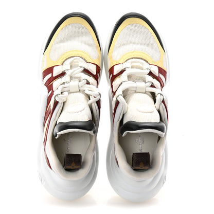 Louis Vuitton Calfskin Technical Nylon LV Archlight Sneakers 37 Terracotta 2 of 10