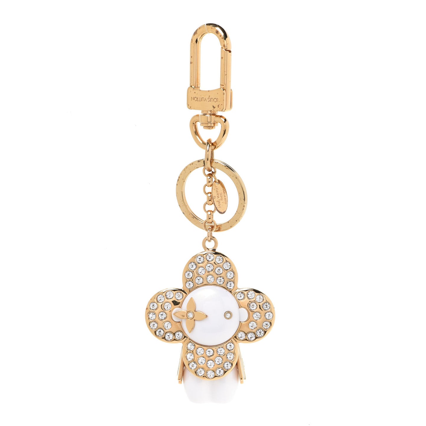 Strass Vivienne Winter Bag Charm Key Holder Gold