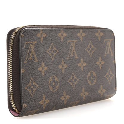 Louis Vuitton Monogram 2022 Christmas Animation Paris Zippy Wallet Pink 3 of 6
