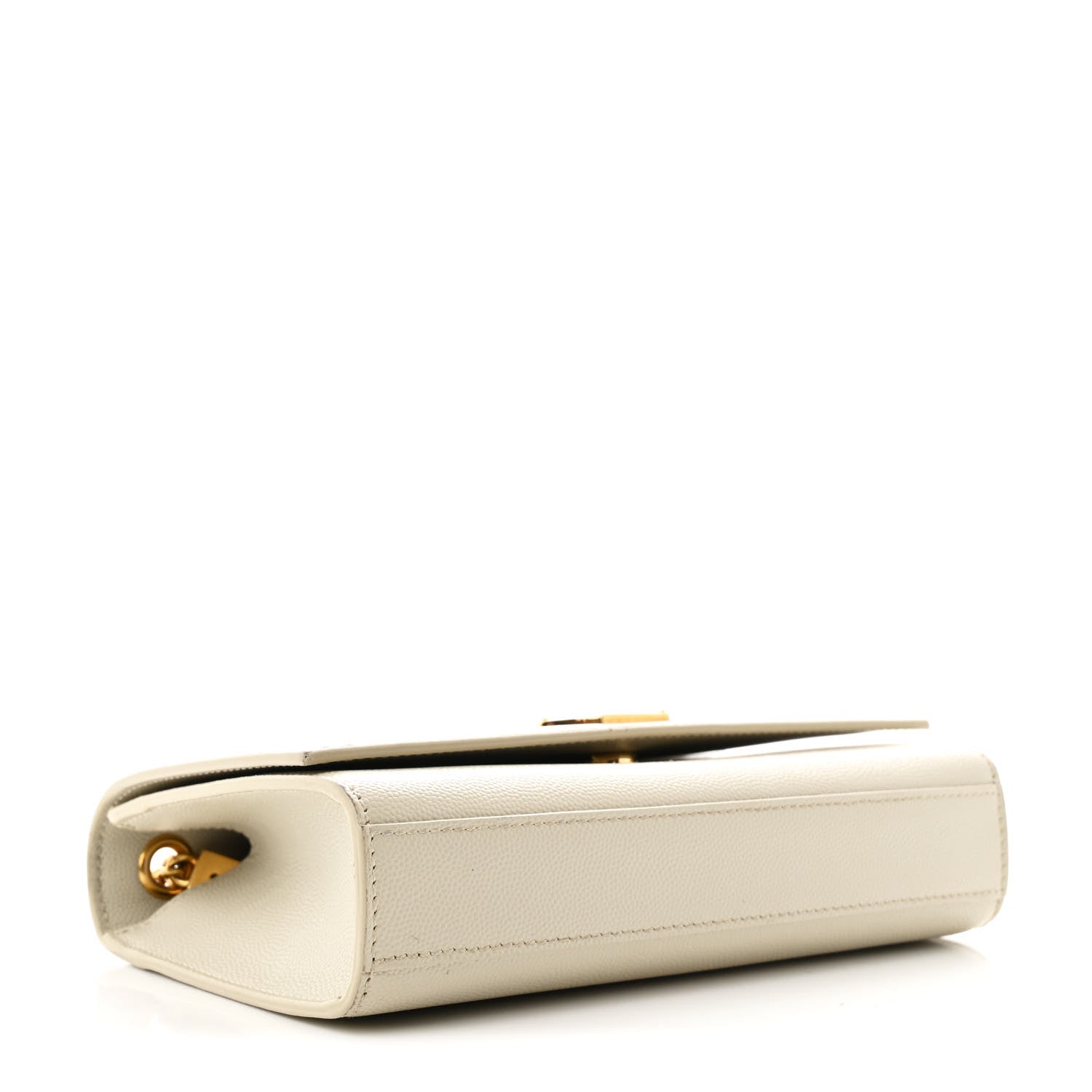 Saint Laurent Grain De Poudre Small Monogram Kate Satchel Crema Soft 4 of 11