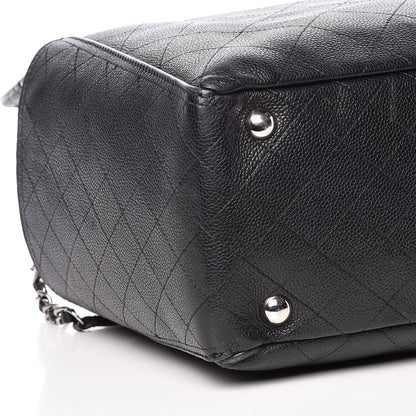 Chanel Grained Calfskin CC Pocket Tote Black 12 of 13