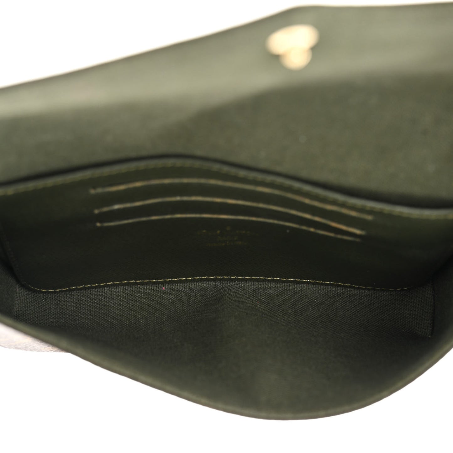 Monogram Felicie Strap & Go Kaki