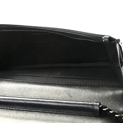 Chanel Caviar Quilted Boy Wallet On Chain WOC So Black 11 of 13