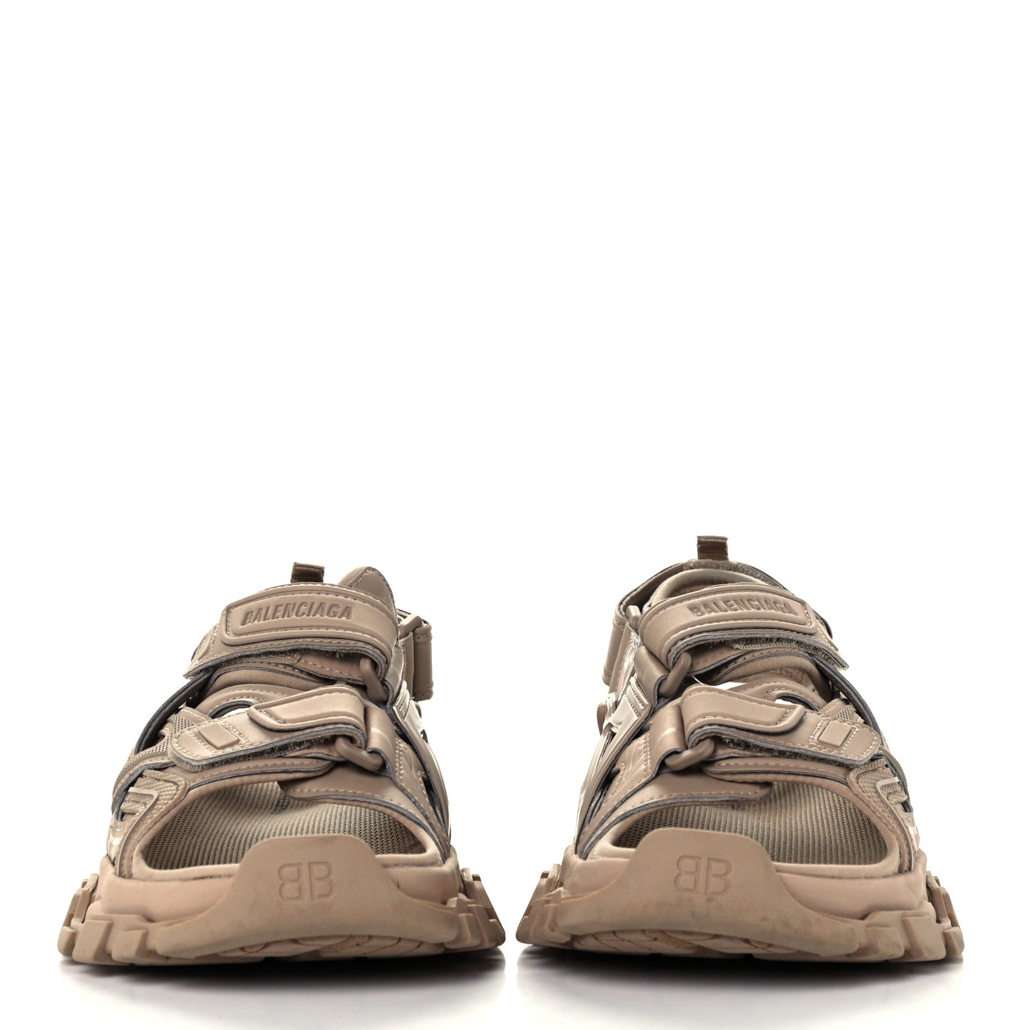 Neoprene Rubber Womens Track Sandals 36 Full Beige