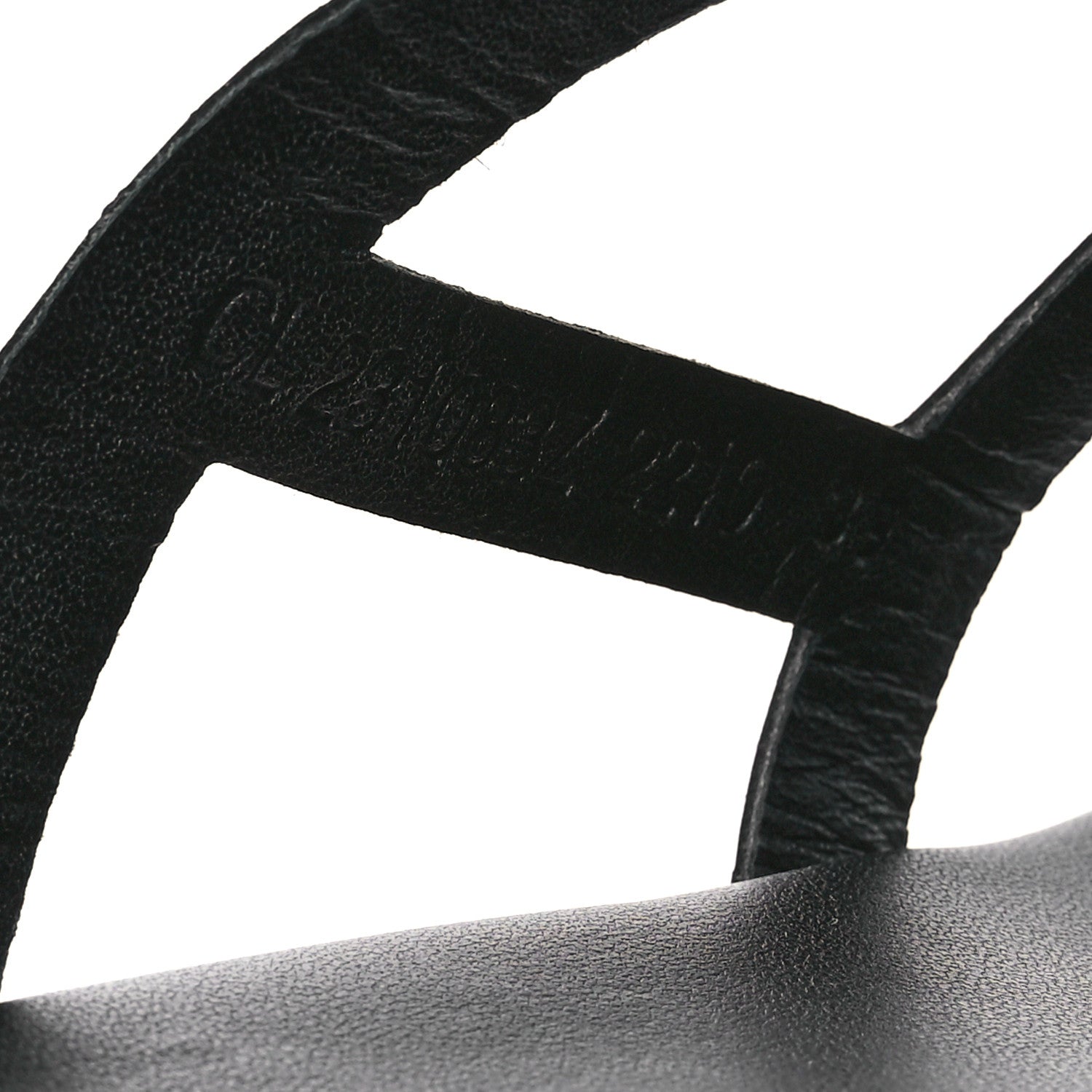 Hermes Nappa Gipsy Sandals 39 Black 8 of 9