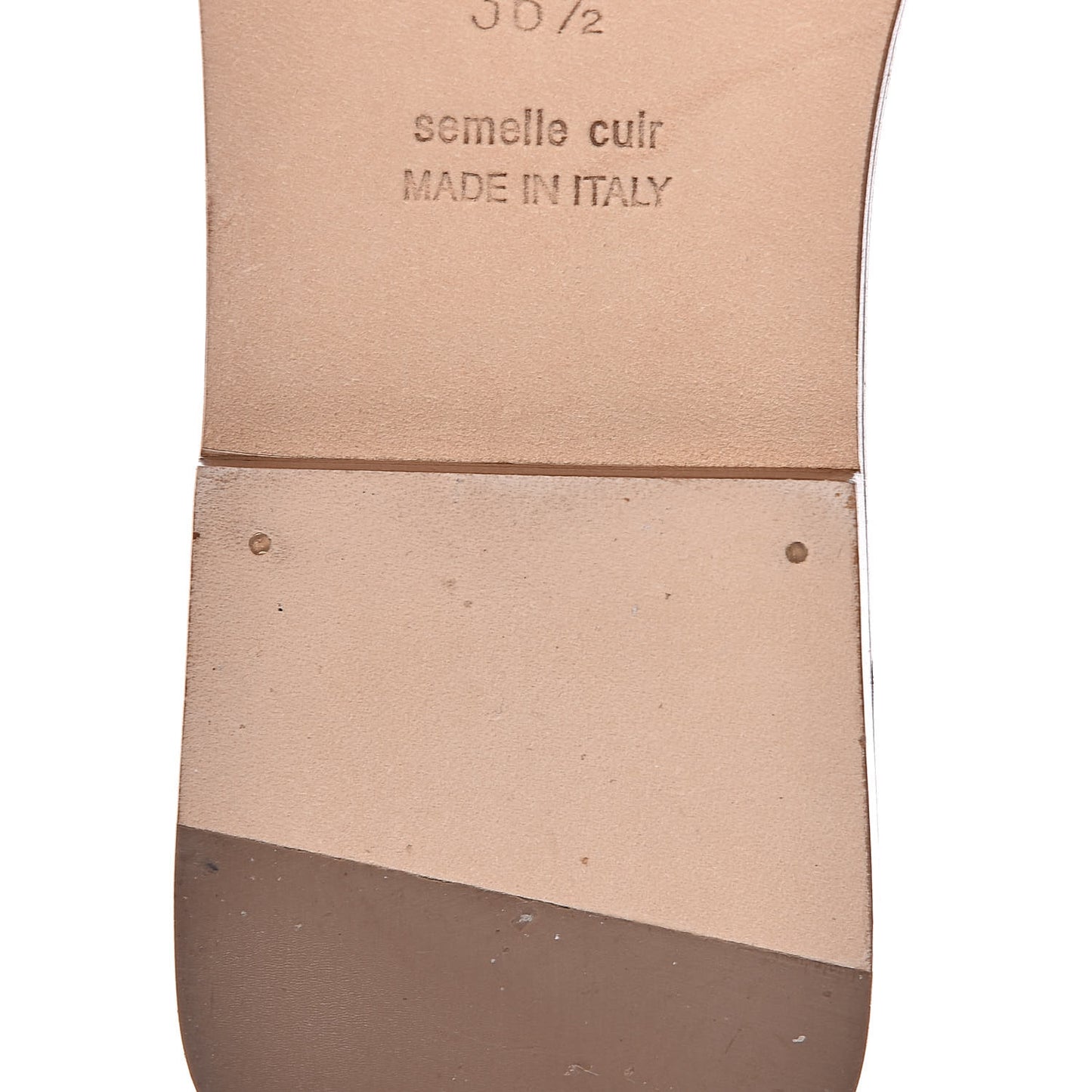 Box Calfskin Oran Sandals 36.5 Gold