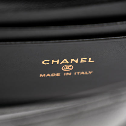 Chanel Caviar Quilted Coco Handle Clutch With Chain Black 5 of 10