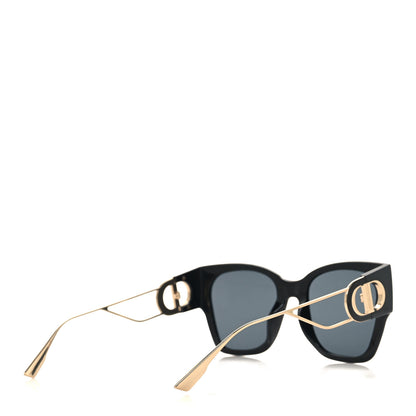 Christian Dior CHRISTIAN DIOR Rectangular 30 Montaigne 1 Sunglasses Black Gold 4 of 8
