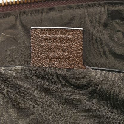 Gucci X BALENCIAGA BB Supreme Monogram Web Medium Ophidia Carry-On Duffle Bag Beige New Acero 7 of 10