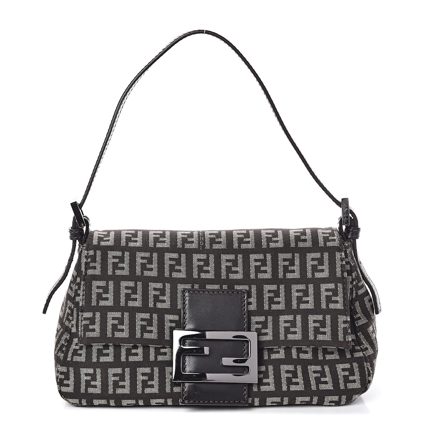 Fendi Zucchino Vitello Mini Mama Baguette Testa di Moro Beige 1 of 9