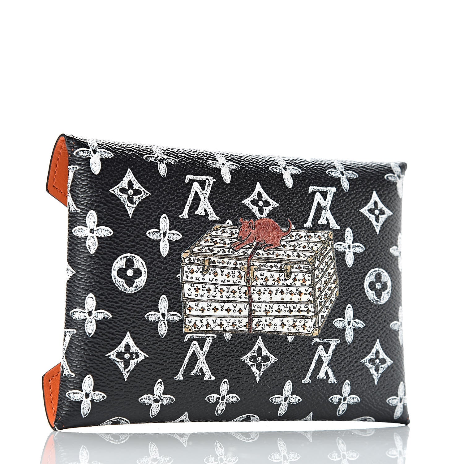 Louis Vuitton Catogram Medium Kirigami Pochette Black 3 of 6