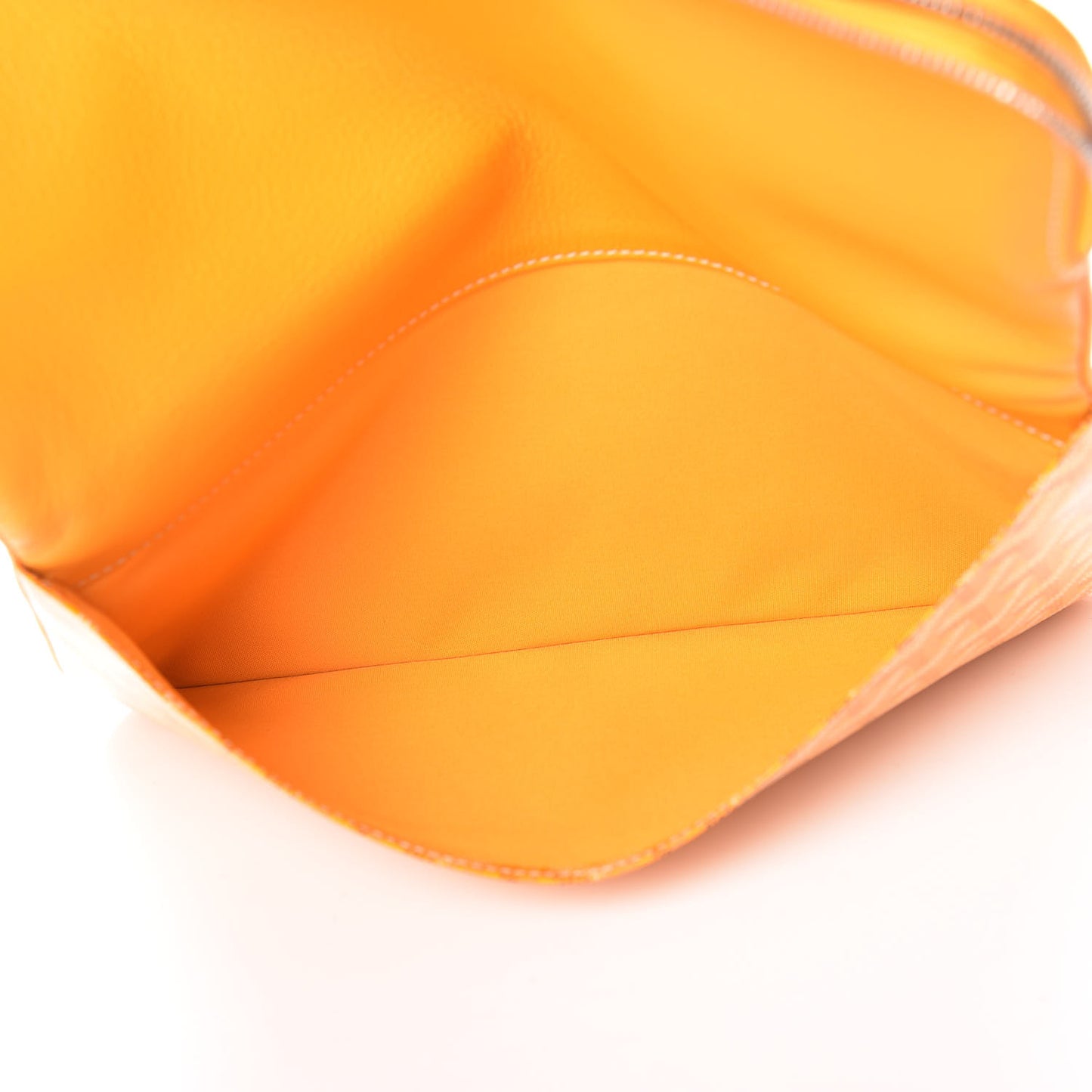 Goyardine Sainte Marie Soft Clutch Yellow