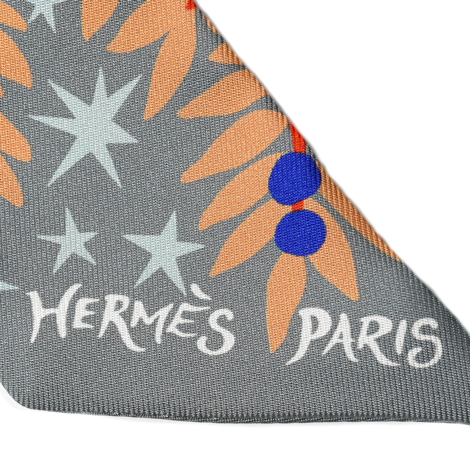 Hermes Silk Le Charme D Orphee Twilly Gris Acier Rose Poudre 2 of 6