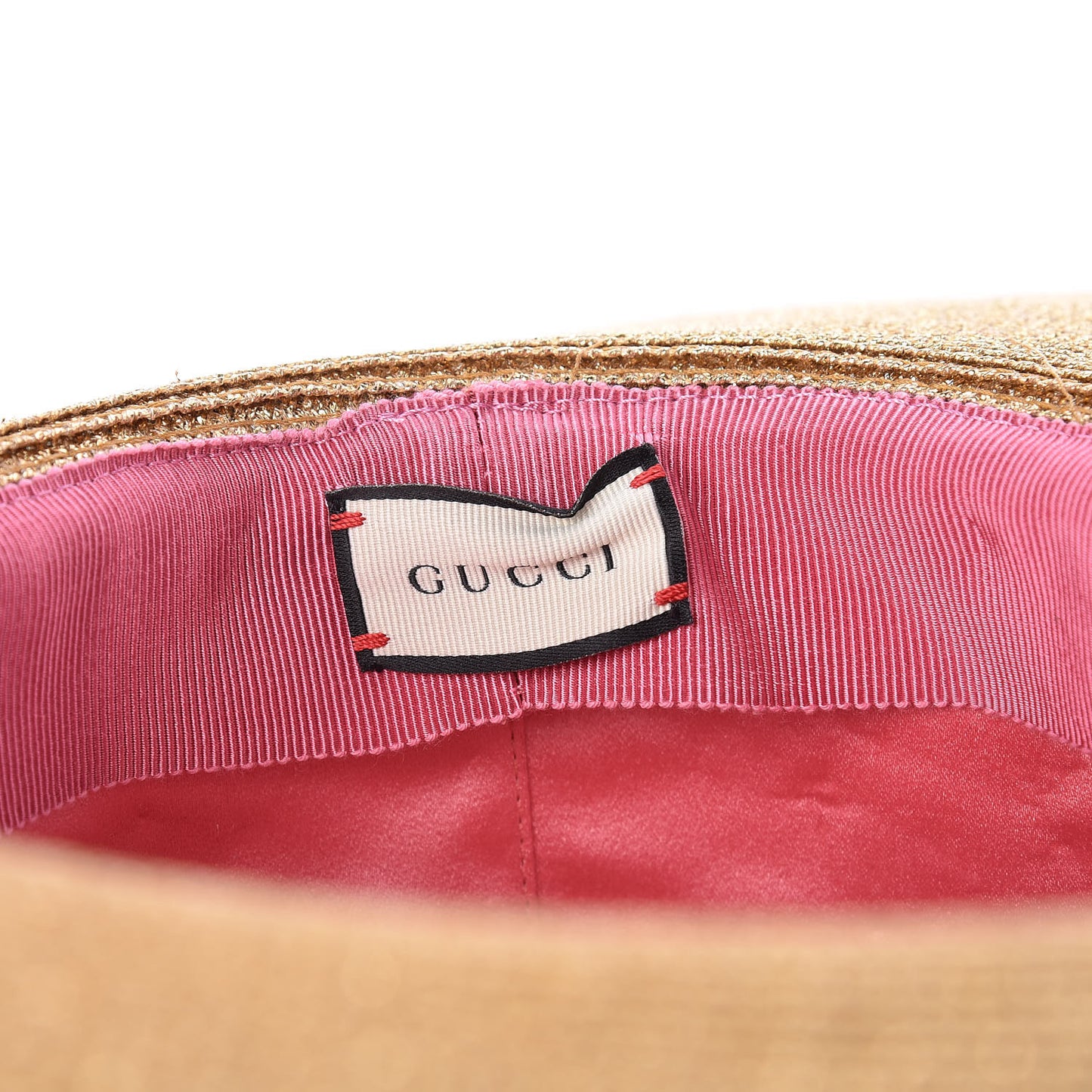 Lame Papier Hat L Black Gold