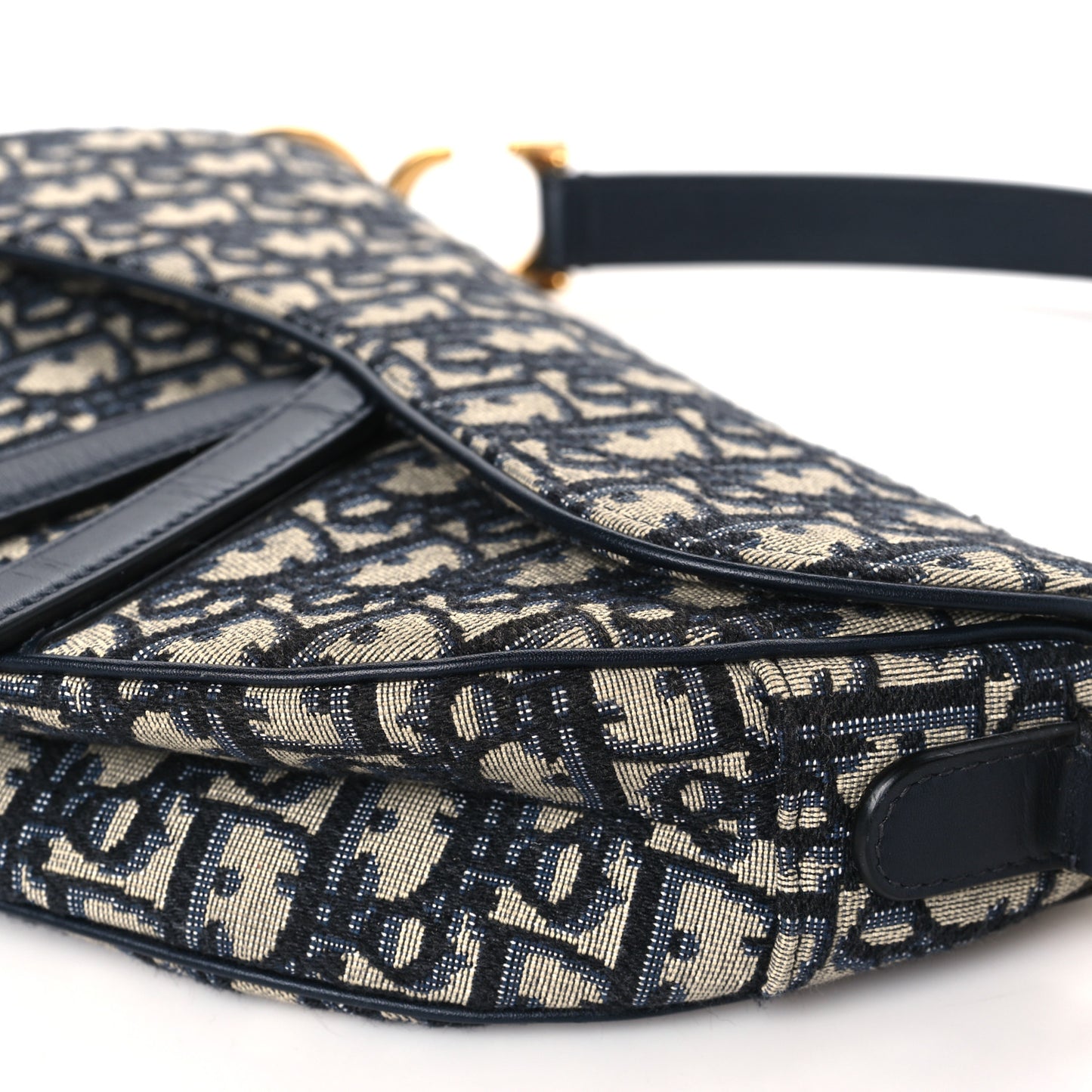 Oblique Saddle Bag Blue