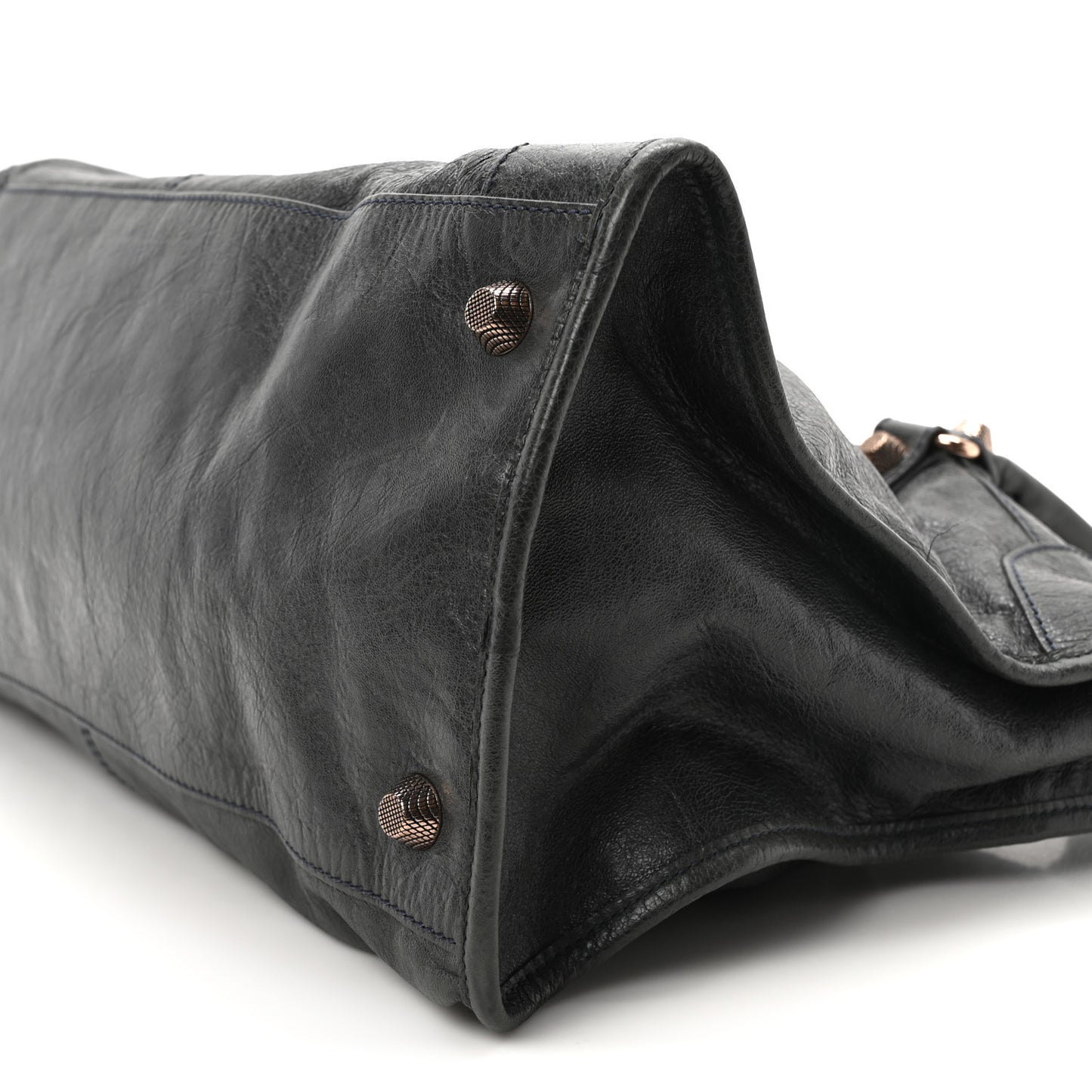 Agneau Giant 12 Rose Gold Hardware Anthracite